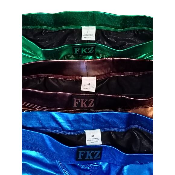 FKZ Men's Metallic Trunk Underwear Set - 3 Pack - Picture 4 of 4